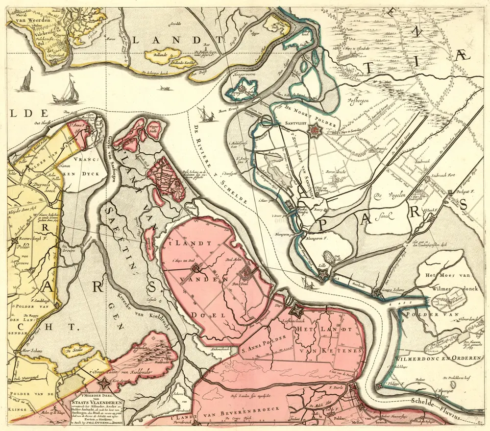 Voorbeeld van de oude kaart