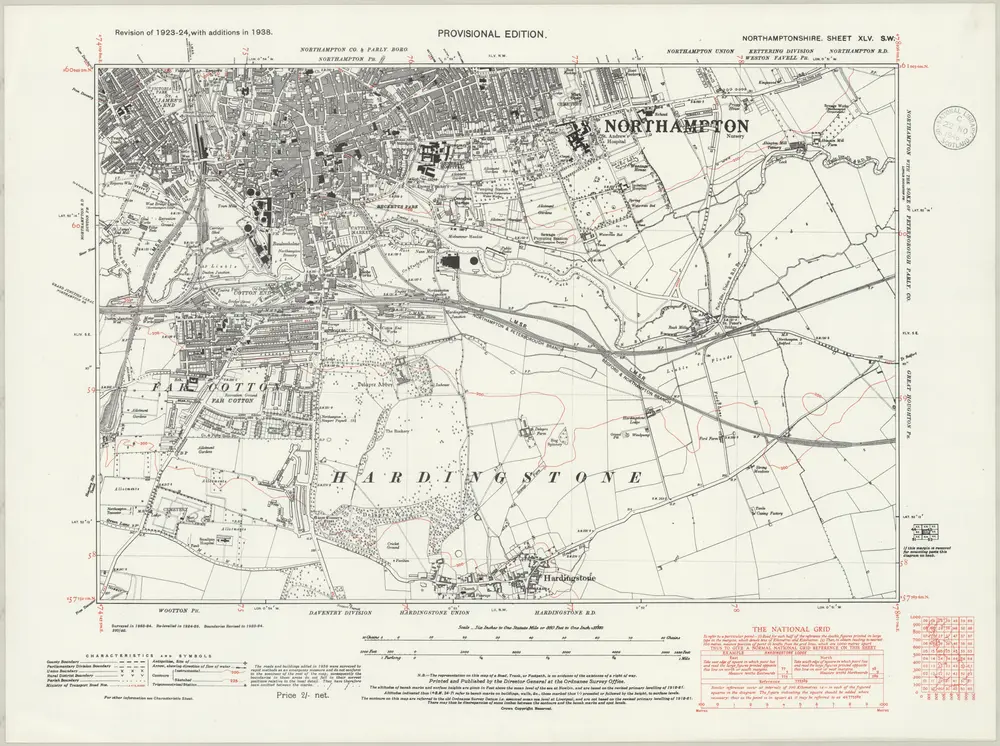 Voorbeeld van de oude kaart