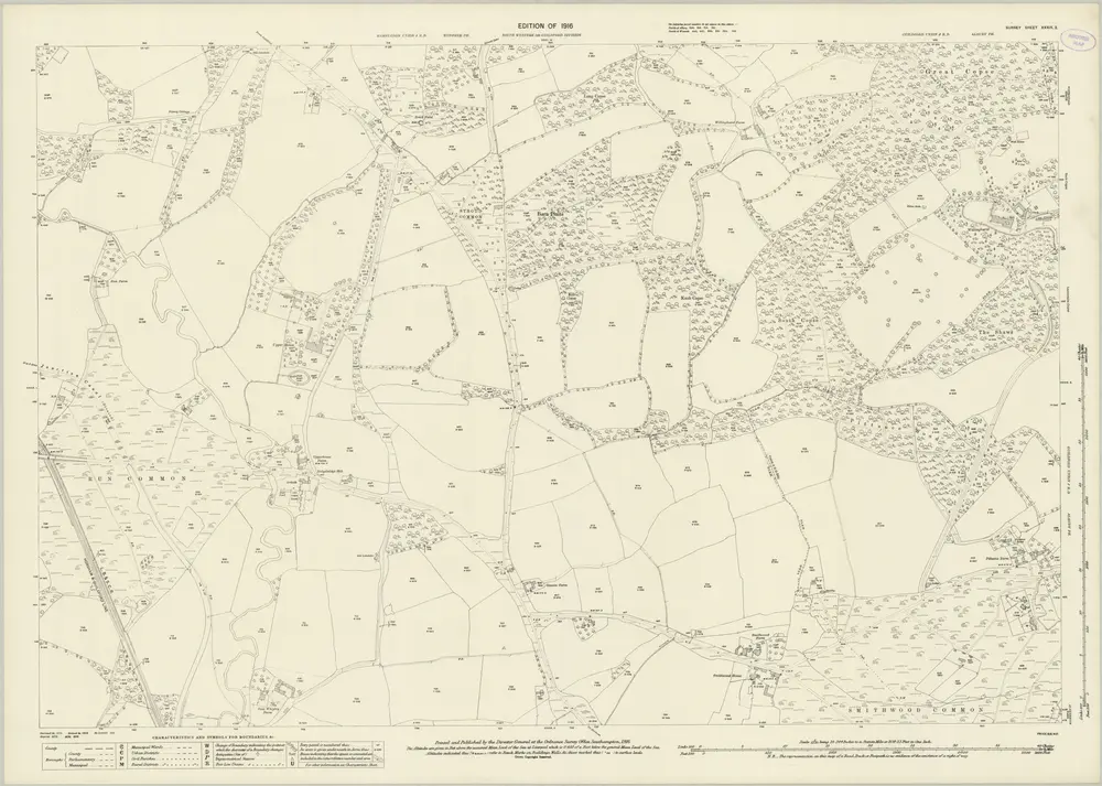 Voorbeeld van de oude kaart