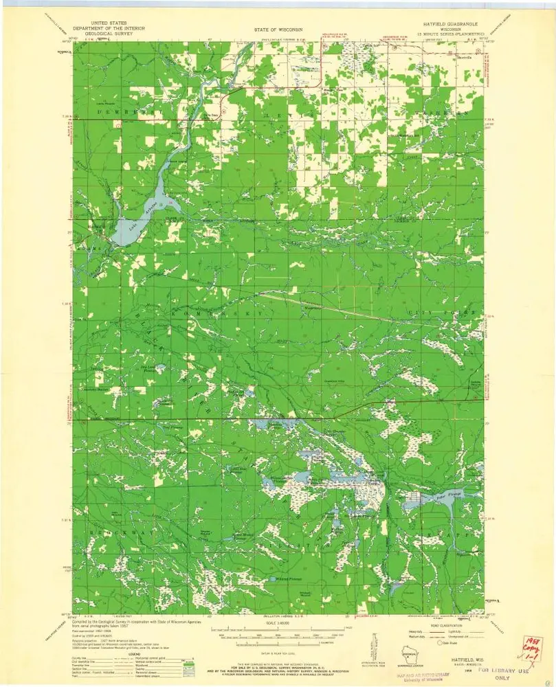 Voorbeeld van de oude kaart