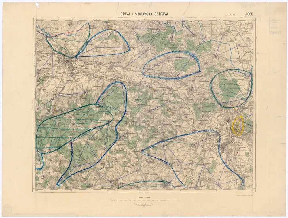 Voorbeeld van de oude kaart