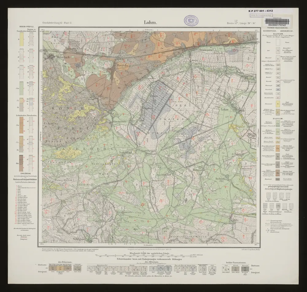 Voorbeeld van de oude kaart