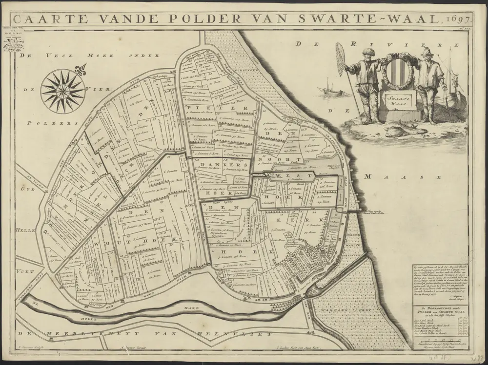 Voorbeeld van de oude kaart