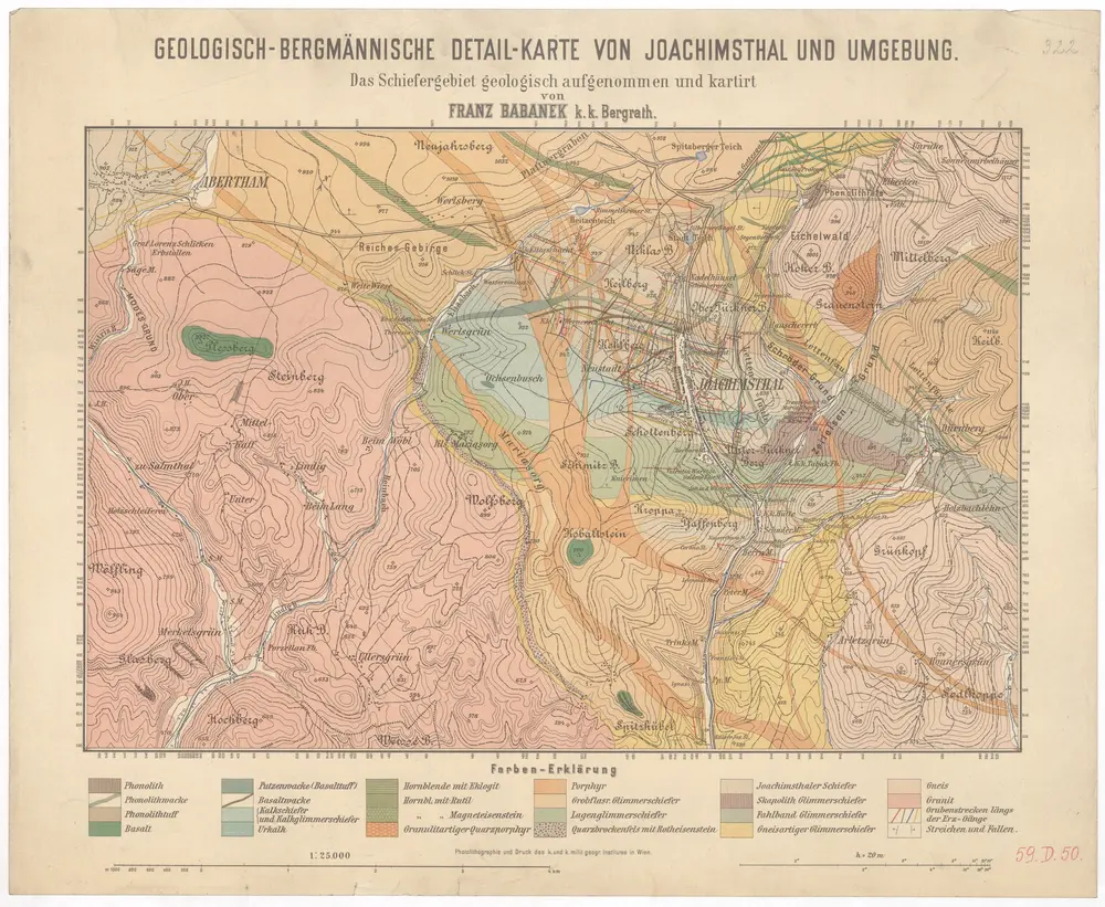 Voorbeeld van de oude kaart