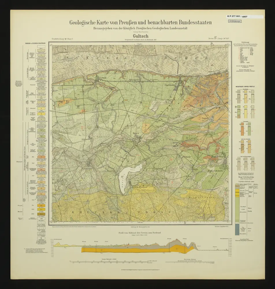 Voorbeeld van de oude kaart