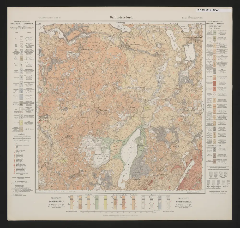 Voorbeeld van de oude kaart