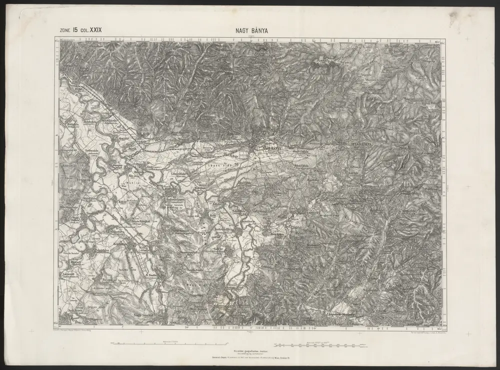 Voorbeeld van de oude kaart