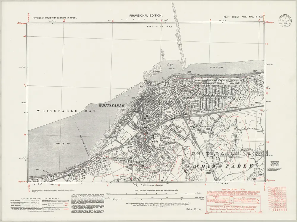 Voorbeeld van de oude kaart