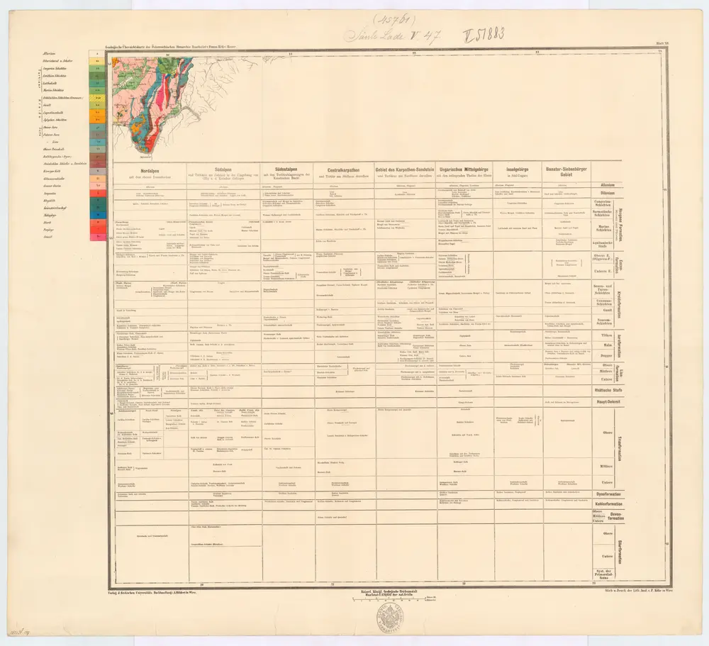 Voorbeeld van de oude kaart