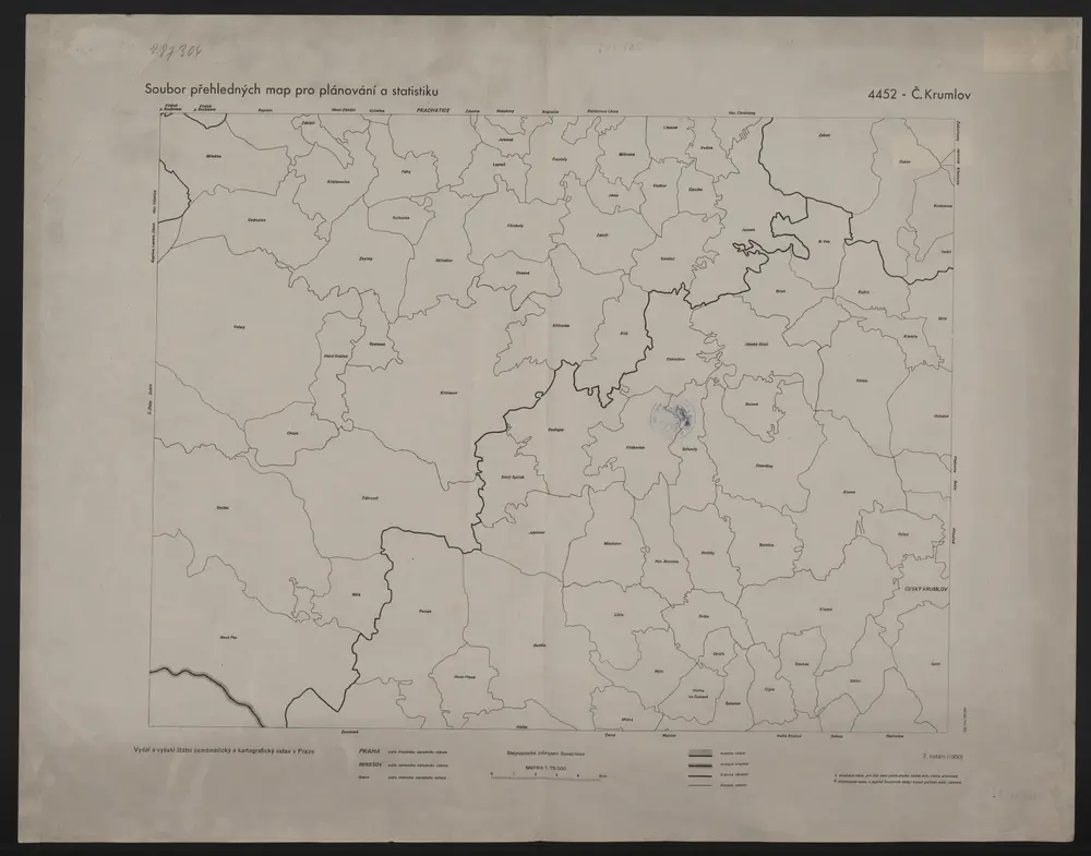 Voorbeeld van de oude kaart