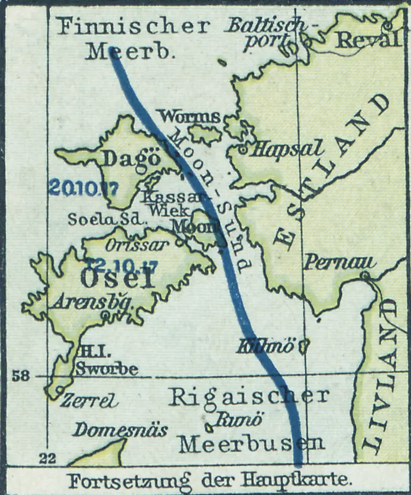 Voorbeeld van de oude kaart