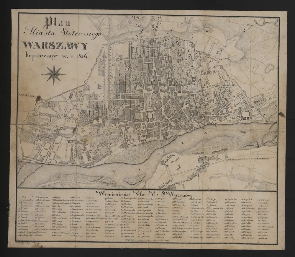 Voorbeeld van de oude kaart