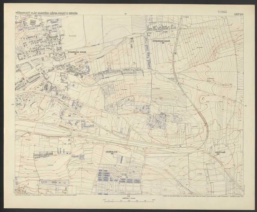 Voorbeeld van de oude kaart