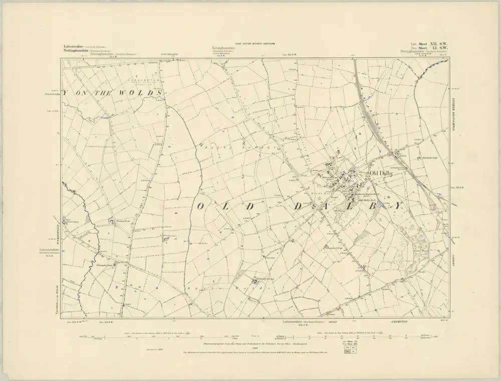 Aperçu de l'ancienne carte