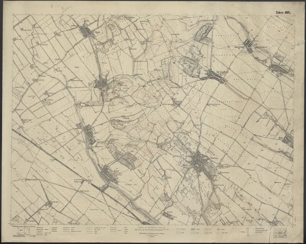 Voorbeeld van de oude kaart