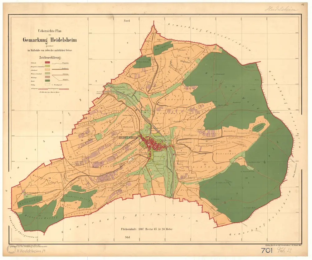 Aperçu de l'ancienne carte