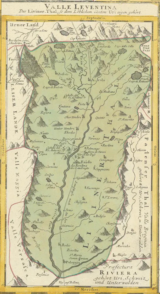 Aperçu de l'ancienne carte