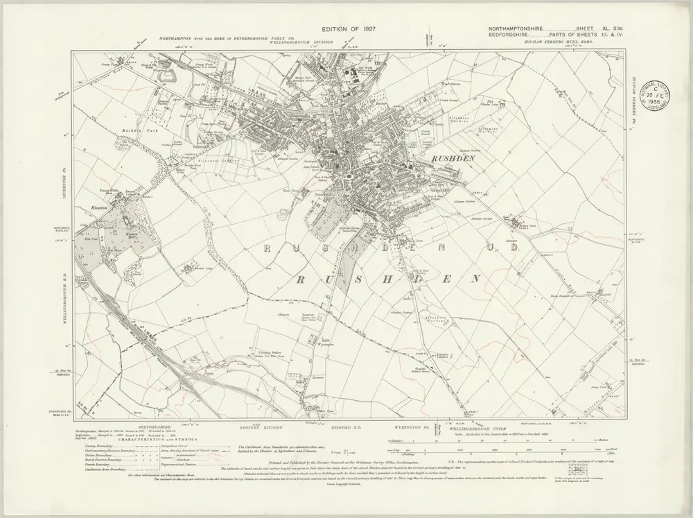 Voorbeeld van de oude kaart