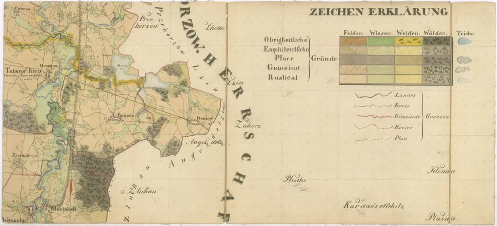 Voorbeeld van de oude kaart