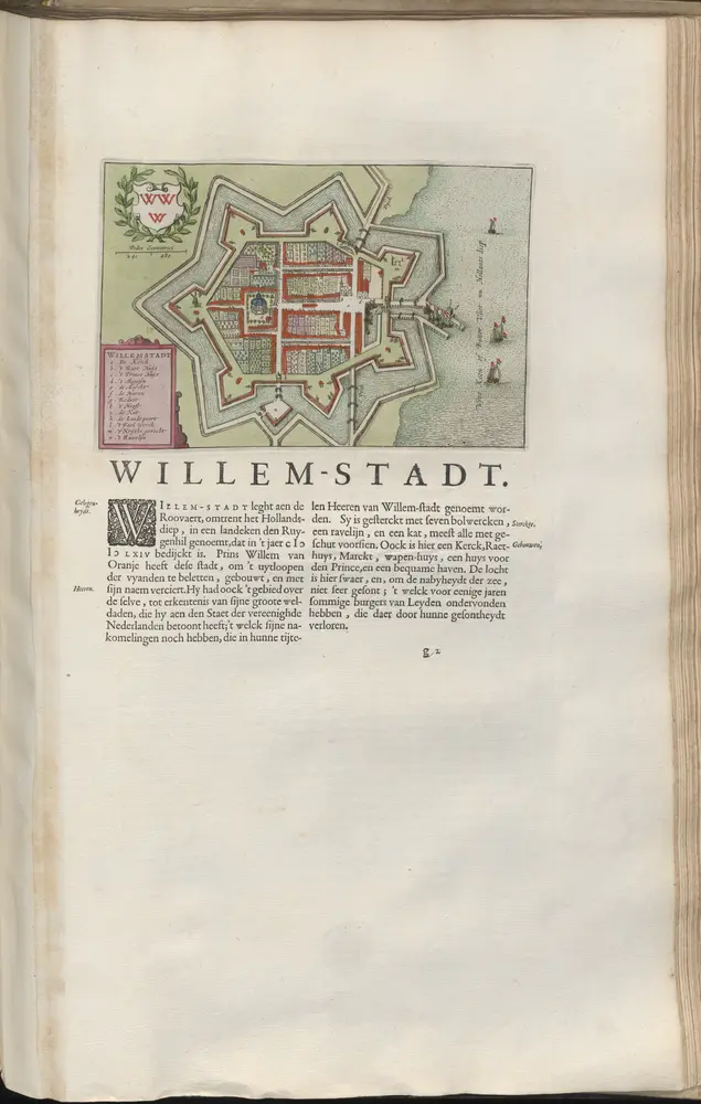 Voorbeeld van de oude kaart