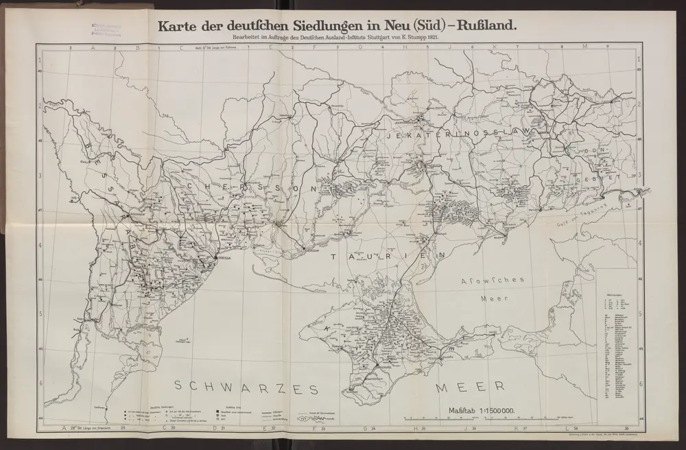 Voorbeeld van de oude kaart