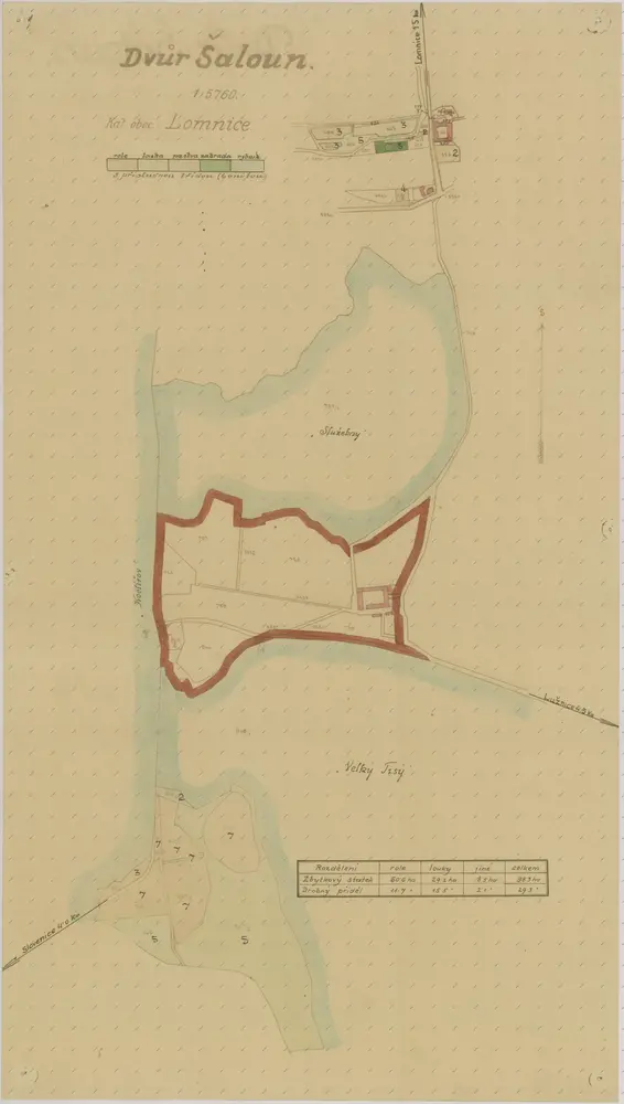 Voorbeeld van de oude kaart