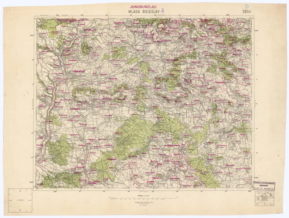 Aperçu de l'ancienne carte