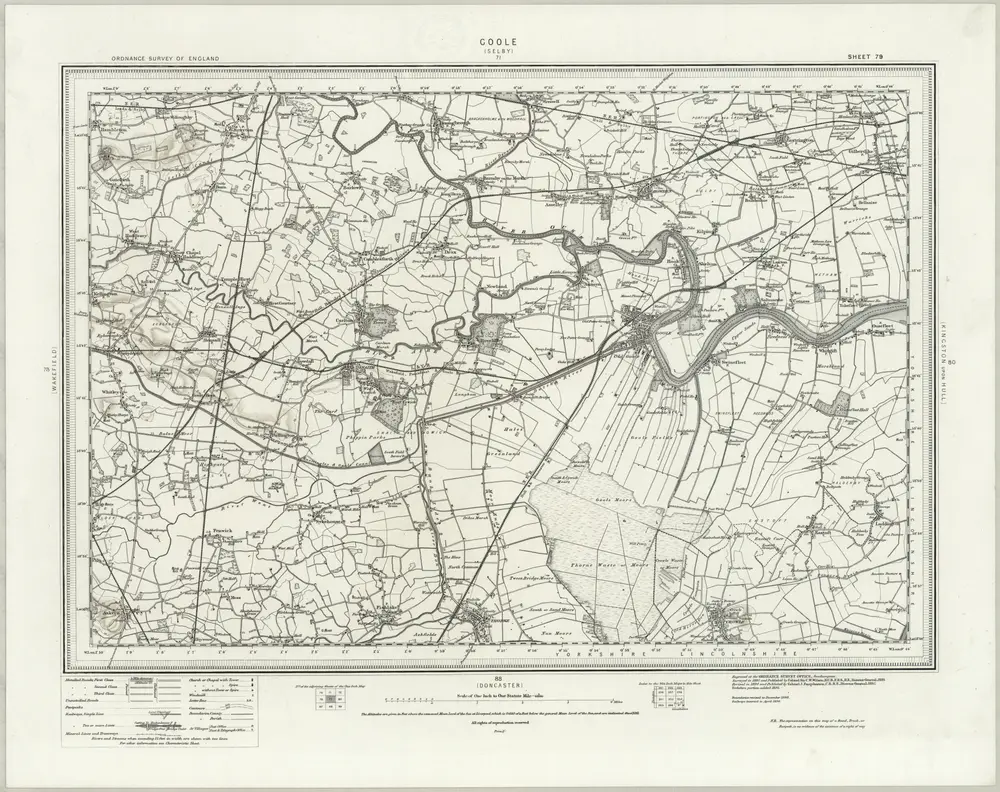 Voorbeeld van de oude kaart