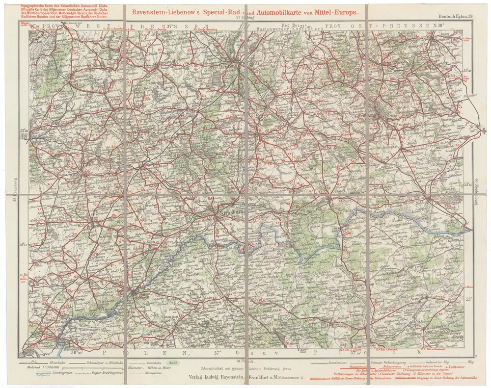 Aperçu de l'ancienne carte