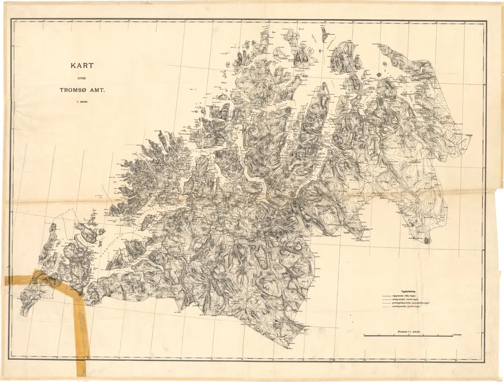 Voorbeeld van de oude kaart