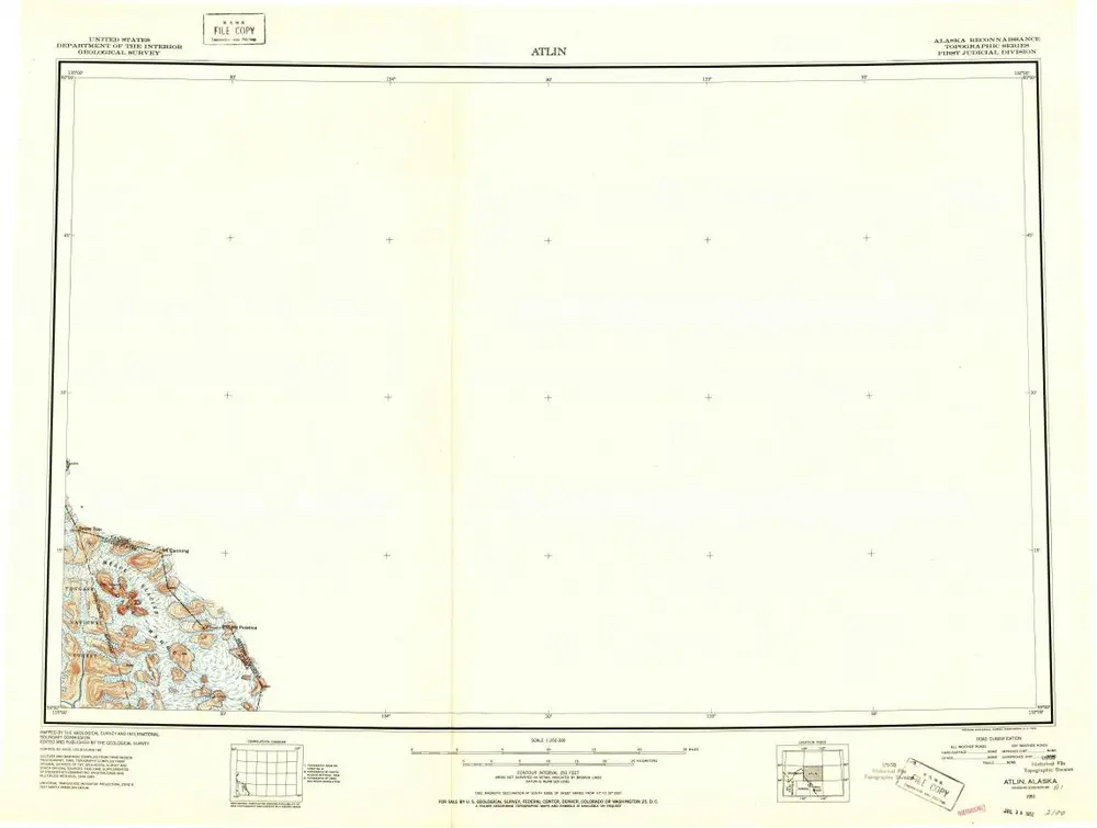 Voorbeeld van de oude kaart