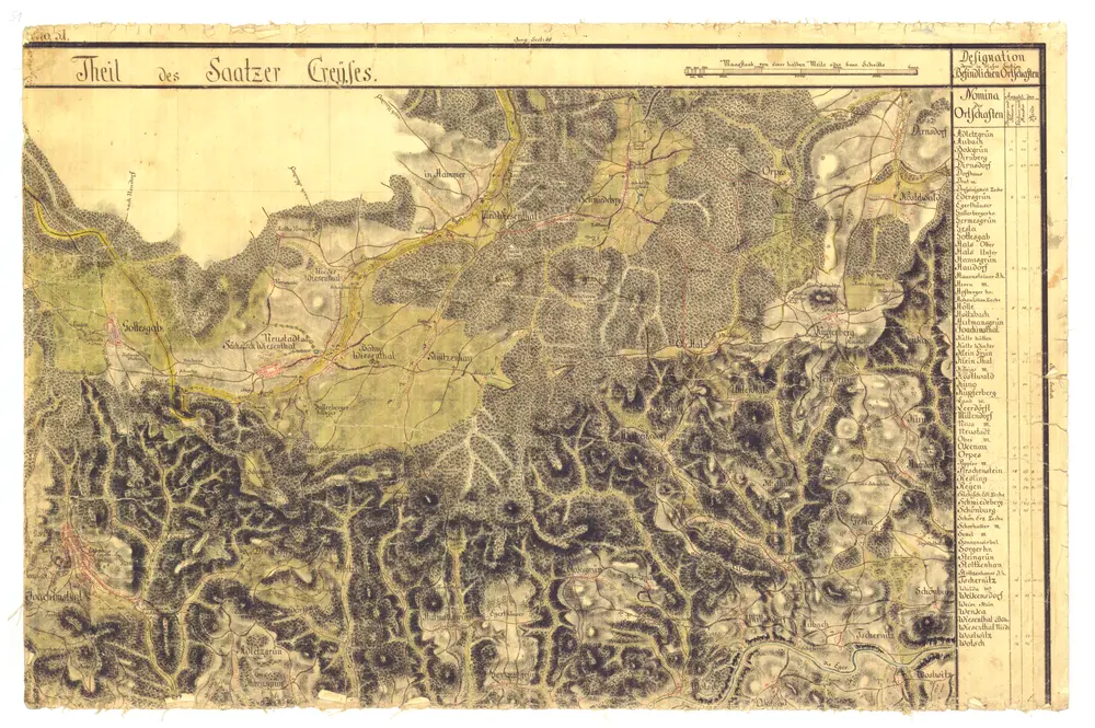 Aperçu de l'ancienne carte