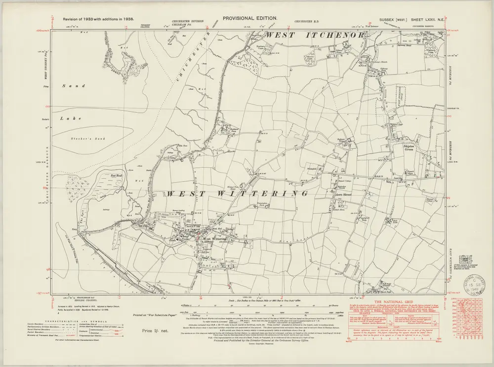 Voorbeeld van de oude kaart