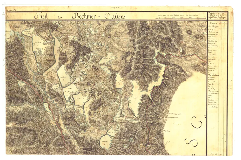 Aperçu de l'ancienne carte