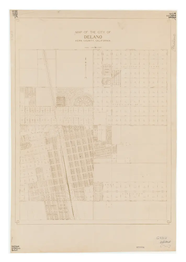 Voorbeeld van de oude kaart