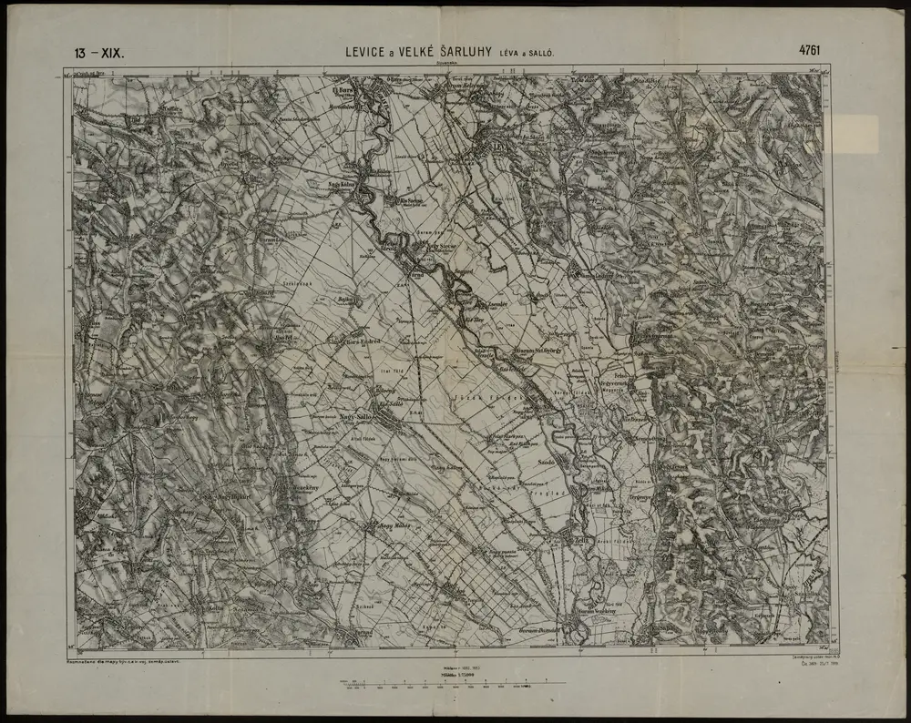 Voorbeeld van de oude kaart