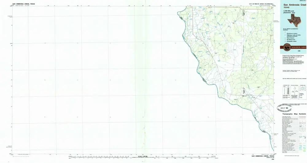 Voorbeeld van de oude kaart