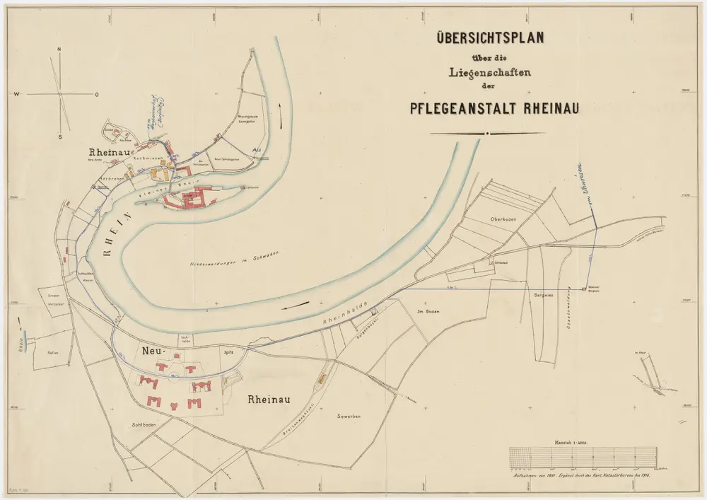 Voorbeeld van de oude kaart