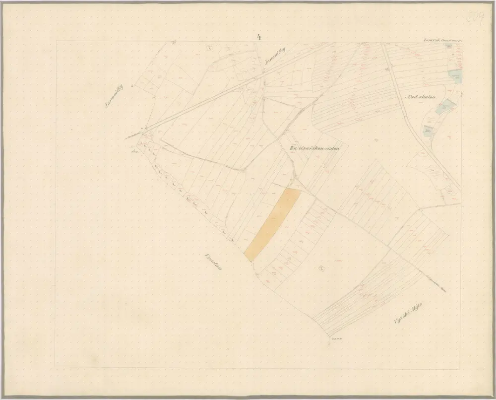 Voorbeeld van de oude kaart