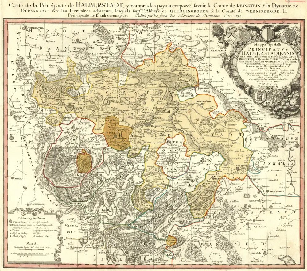 Voorbeeld van de oude kaart