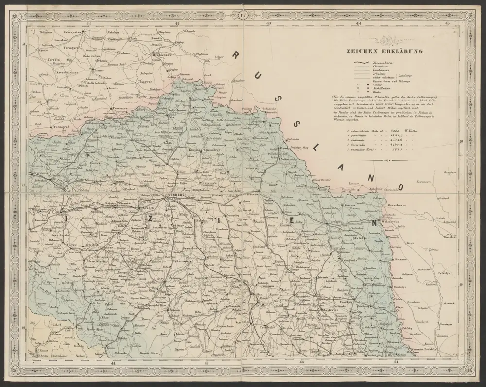 Voorbeeld van de oude kaart