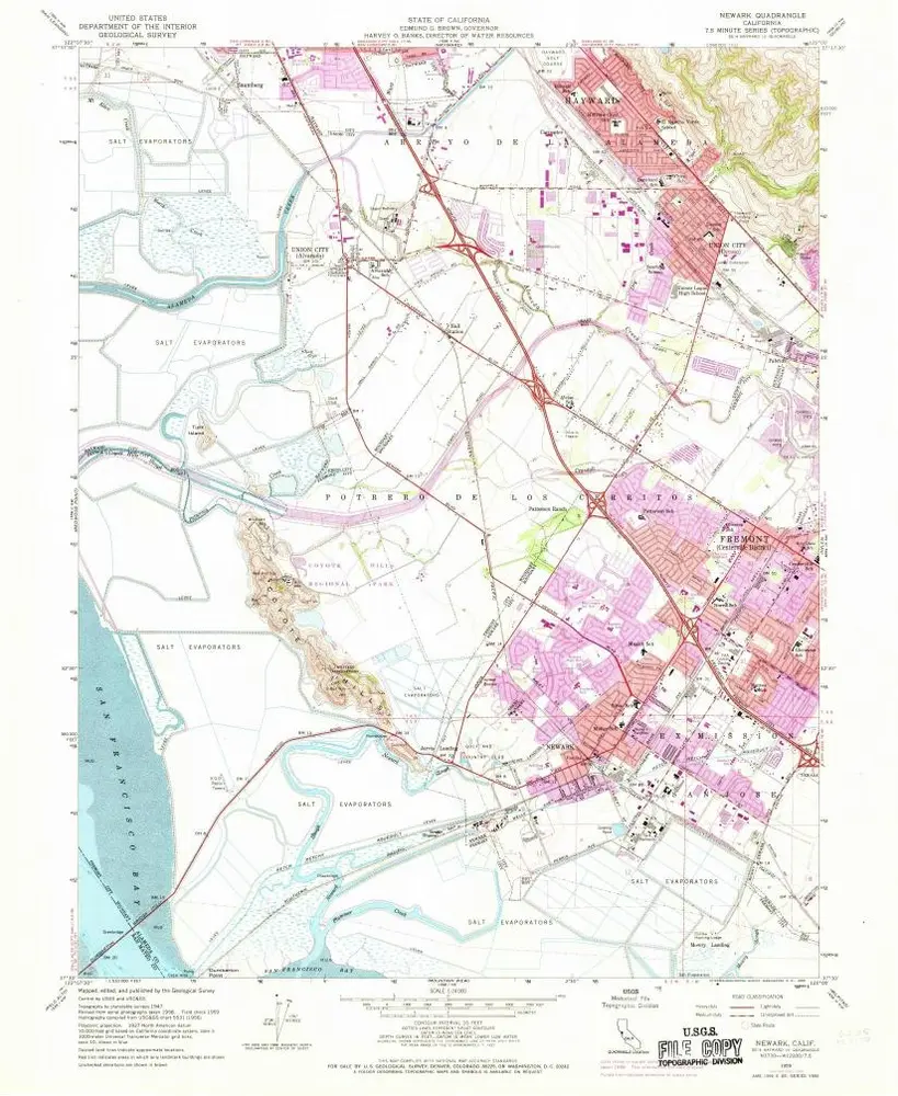 Voorbeeld van de oude kaart