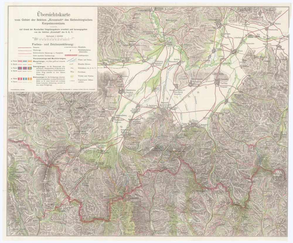 Voorbeeld van de oude kaart