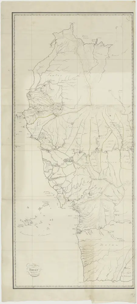 Voorbeeld van de oude kaart