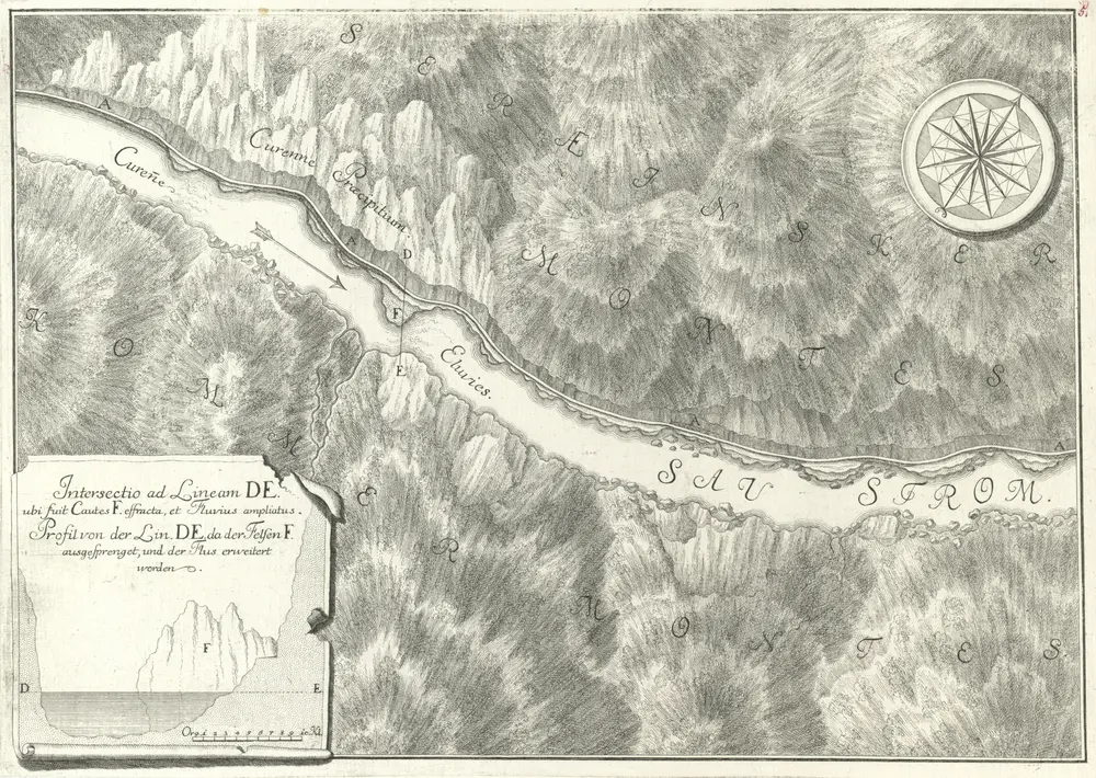 Voorbeeld van de oude kaart