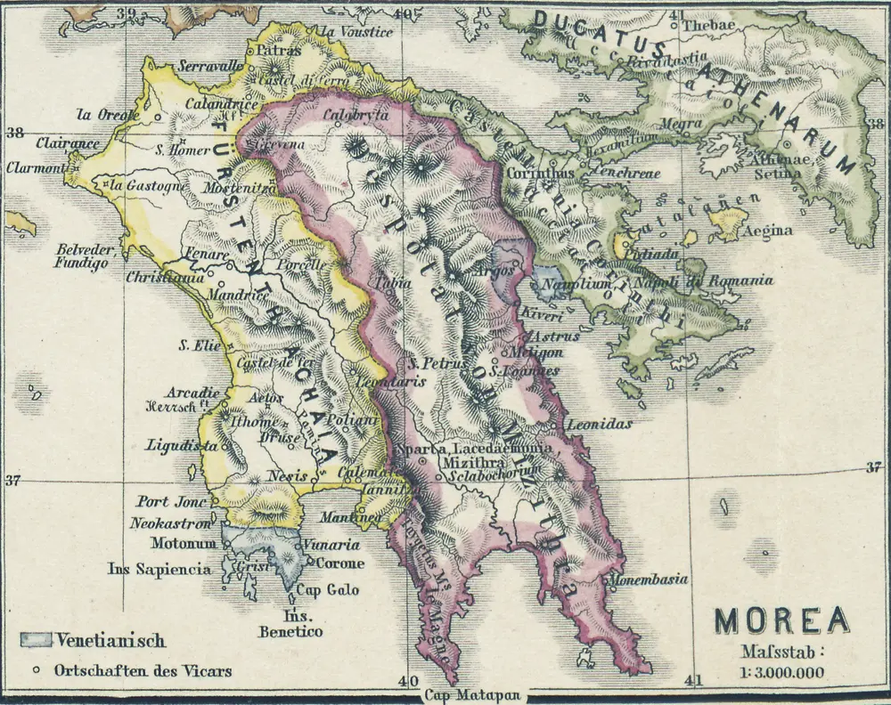 Aperçu de l'ancienne carte