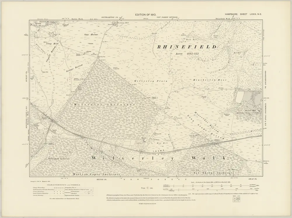 Aperçu de l'ancienne carte