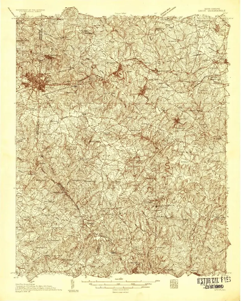 Aperçu de l'ancienne carte