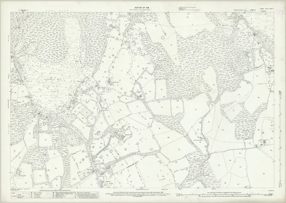 Voorbeeld van de oude kaart