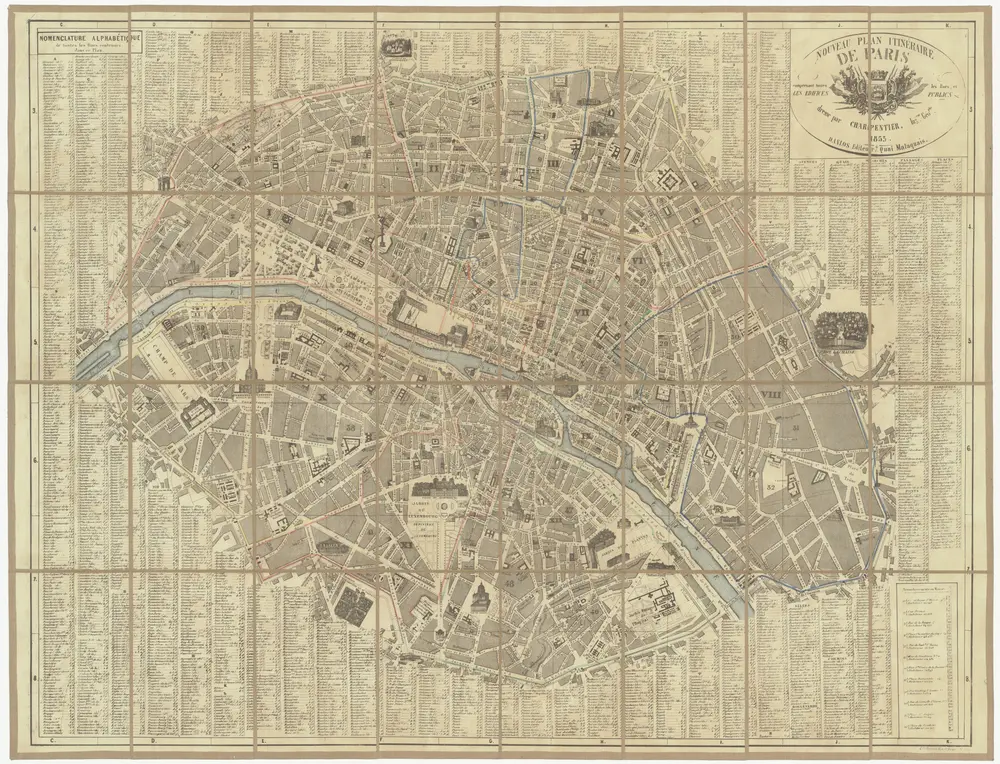 Aperçu de l'ancienne carte